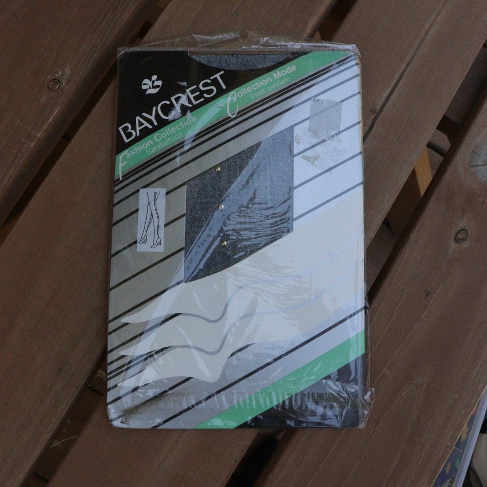 🌏 3 Packs of Vintage Black Pantyhose - Size B